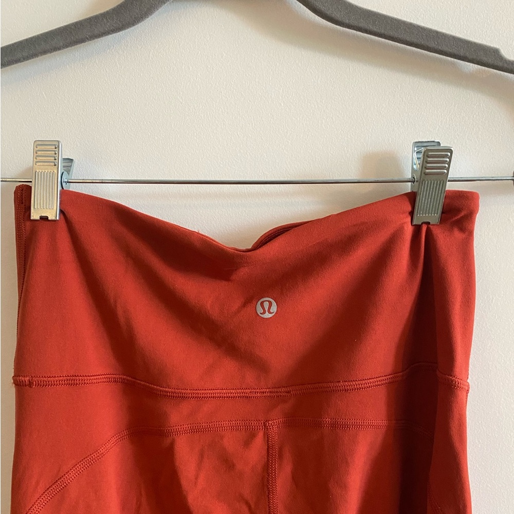 Never Worn Lululemon Burnt Orange Flare Pants
